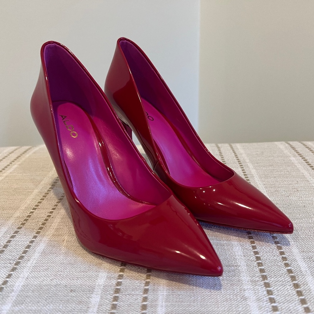 Red Patent Aldo Pumps